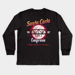 Santa Carla Lost Boys Kids Long Sleeve T-Shirt